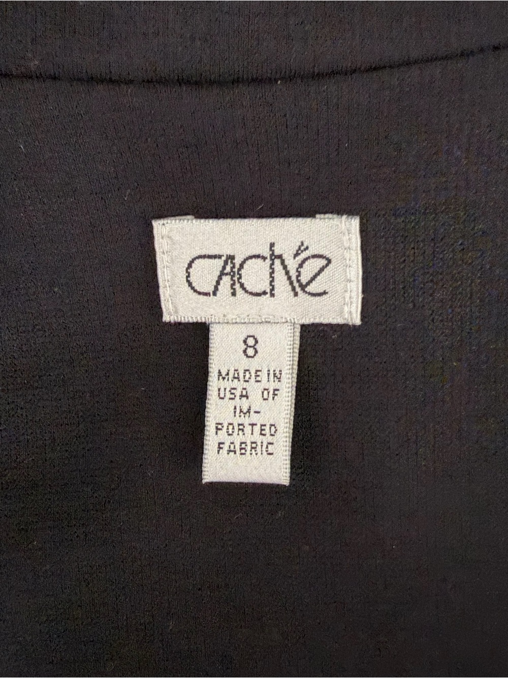 Cache Black Sleeveless Zip-Front Midi Dress - Picture 10 of 10
